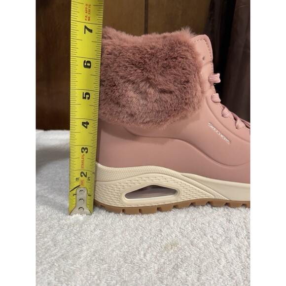 Skechers Uno Rugged - Fall Air 167274 Color: Rose Women’s Size 9.5 Sneaker Boots - Picture 13 of 15